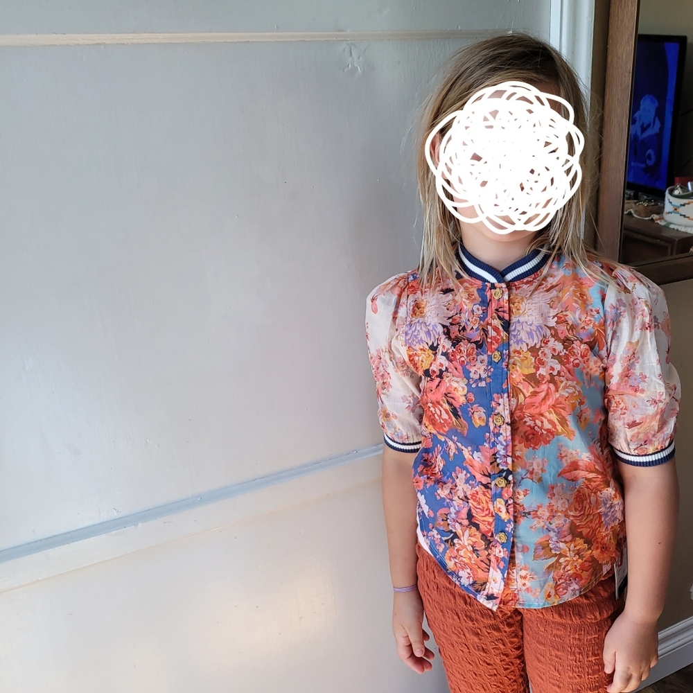 Zimmermann Multicolor Floral Blouse